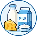 Dairy Processing Icon