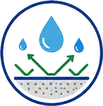 WATER RESISTANCE icon